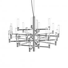 Blackjack Lighting SER-31C-PC-TC - Seraph 31" 4-Tier Chandelier (Clear) - Polished Chrome