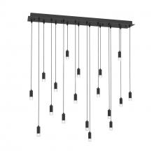 Blackjack Lighting SER-38P-BL-SF - Seraph 38" Linear Pendant (Short) - Matte Black