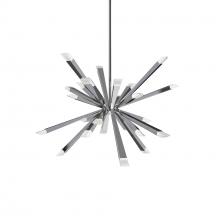 Blackjack Lighting STB-29C-PC - Starburst 29" Chandelier - Polished Chrome