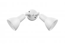  17002-MW - 2-Light Security Flood Lights Matte White