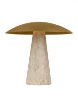  SLTB34327NB/NT - Aegis Medium Travertine Table Lamp