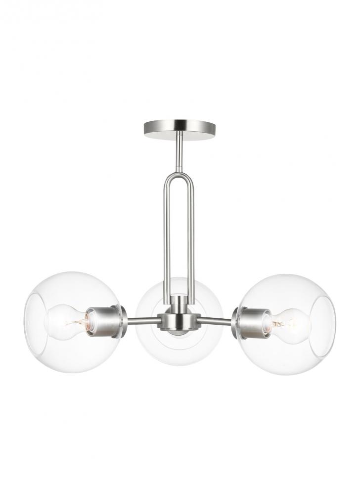 Codyn Three Light Semi-Flush Convertible Pendant