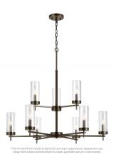 Visual Comfort & Co. Studio Collection 3190309EN-778 - Zire Nine Light Chandelier