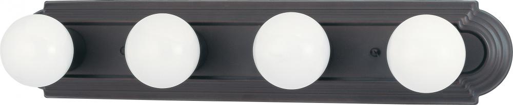 4 Light - 24&#34; Vanity Strip - Mahogany Bronze Finish