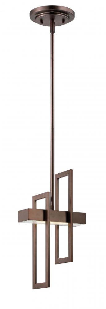 Frame - LED Pendant Fixture - Hazel Bronze Finish