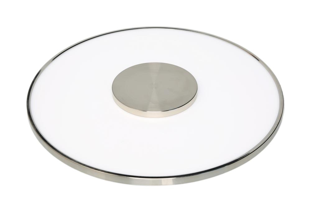 26 watt; 13" Flush Mount LED Fixture; Round Shape; Brushed Nickel Finish