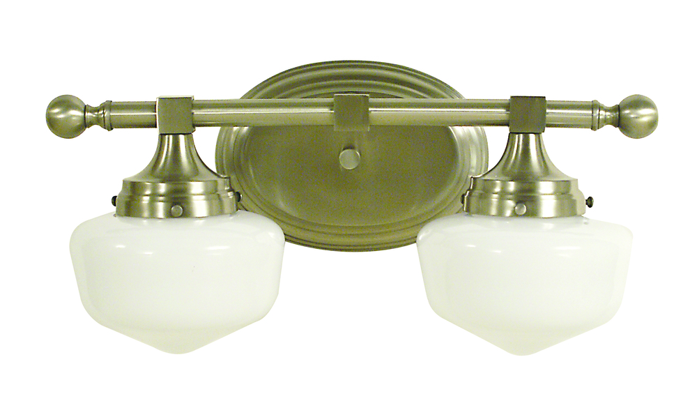 2-Light Polished Nickel Taylor Sconce