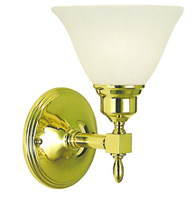 Framburg 2431 PN/AM - 1-Light Polished Nickel Taylor Sconce