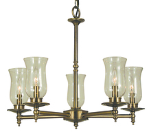 Framburg 2505 MB - 5-Light Mahogany Bronze Sheraton Dining Chandelier