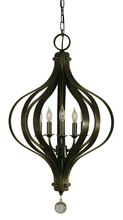 Framburg 4585 PN - 5-Light Polished Nickel Aries Chandelier