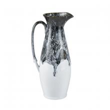 ELK Home S0017-9734 - Gallemore Pitcher - Black and White Glazed